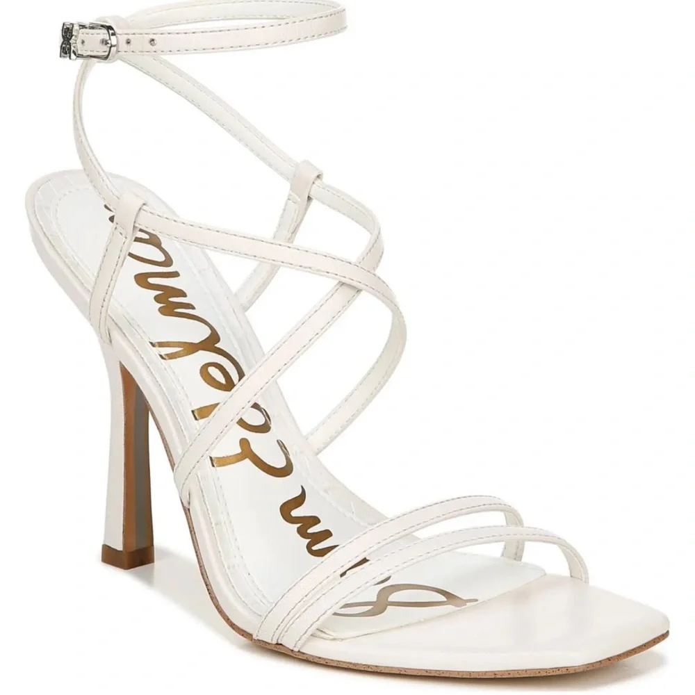 GUC  SAM EDELMAN STRAPPY HEELS !! Size 9. - Picture 3 of 11